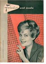 Zeitschrift Frisur und Mode Nr . 6  1960  ** Beilage , Vintage