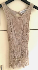 NICOWA Häkel Top Shirt Perlen