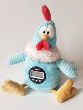 Nici Huhn Hahn Wecker Blau Good Morning Buddy ca. 28 cm Stofftier Plüschtier