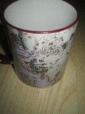 Tasse Elbenwald - Herr der Ringe Mittelerde Karte - Fantasy! Keramik 320ml! NEUW