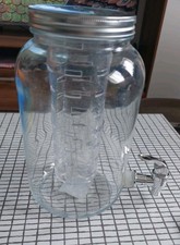 Getränkespender mit Zapfhahn Glas 5 Liter