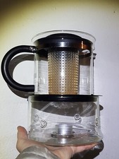 BODUM GLAS TEEKANNE UND STÖVCHEN mit Einsatz