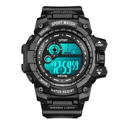 Herren led digitaluhr sport - herren,