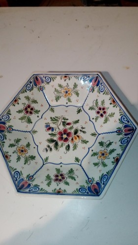 Delft holland teller sechsekig - delft,