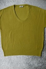 Pulli include by Naturmoden Peter Hahn maisgelb Gr 38 Seide + Kaschmir  hoher NP