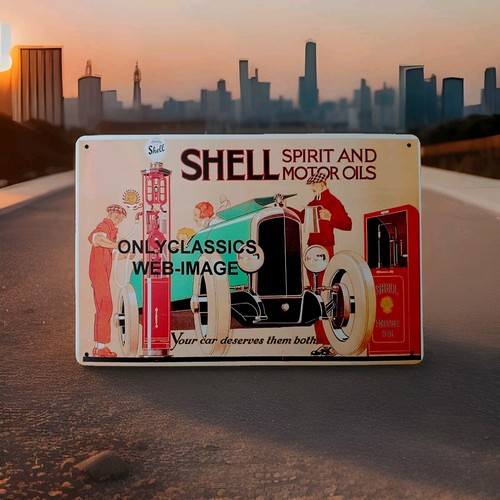 Blech metallschild shell - blech-, metallschild-"shell-