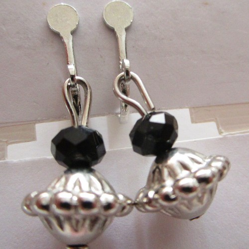 Ohrclips clips klein schwarz - clips,
