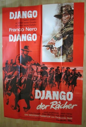 Filmplakat django der - -,