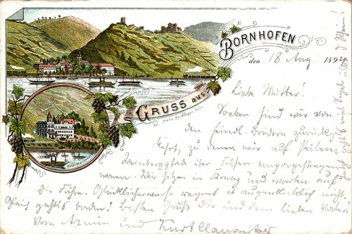 Vorläufer litho gruss aus - litho,