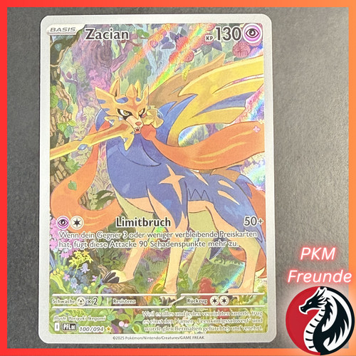Zacian 100 094 pfl nm - zacian,