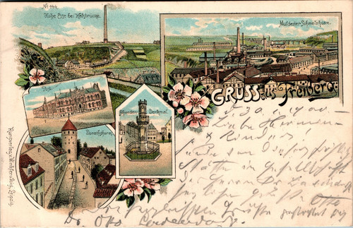 Litho gruss aus - litho, freiberg