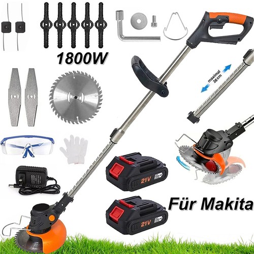 1800w akku rasentrimmer mit - akku, 2