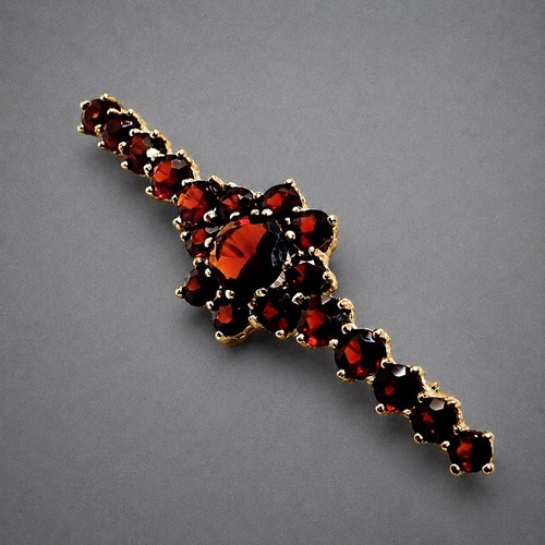 Granat brosche stabbrosche - brosche,