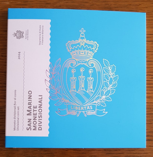 San marino kursmünzensatz - san, kms