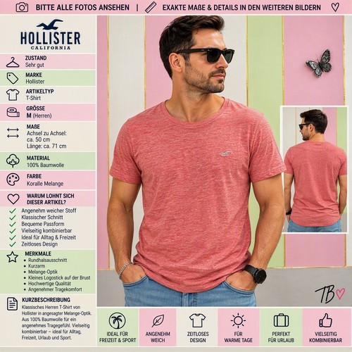Hollister herren shirt - hollister, herren-t-shirt
