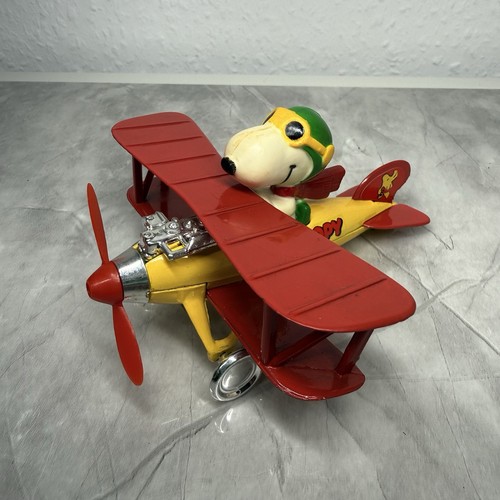 Snoopy flugzeug metall - snoopy,