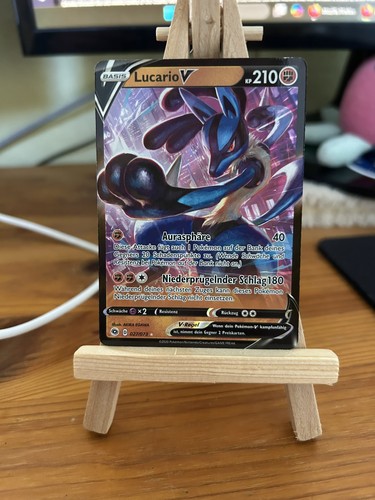 Pokemon karte lucario v - pokemon,