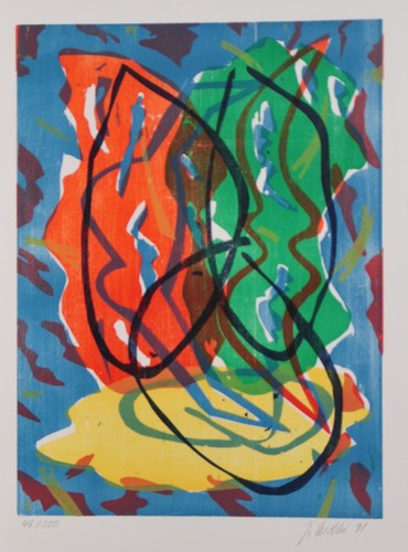 Jürgen zeidler lithographie - /,
