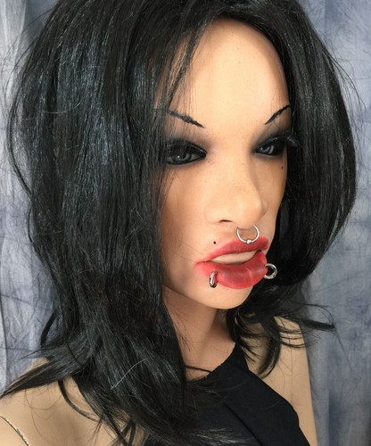 Latexmaske pierced angel - latexmaske,