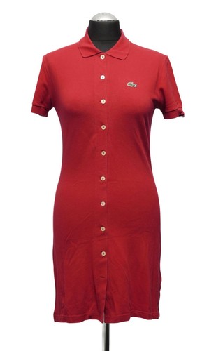 Lacoste polokleid kleid rot - lacoste,