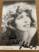 Autogramm michaela may - autogramm,