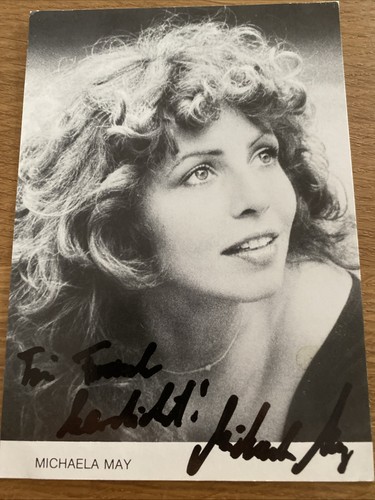 Autogramm michaela may - -,