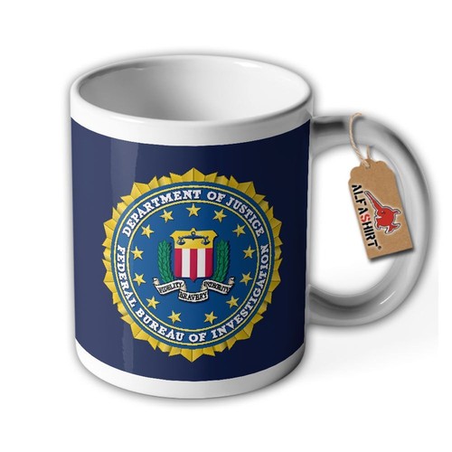 Tasse fbi abzeichen wappen - tasse,