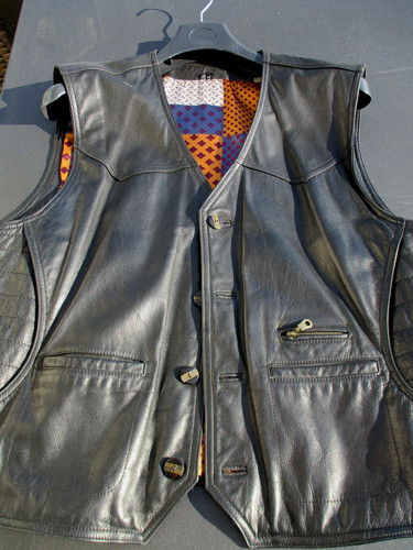 Biker motorrad weste leder - biker,