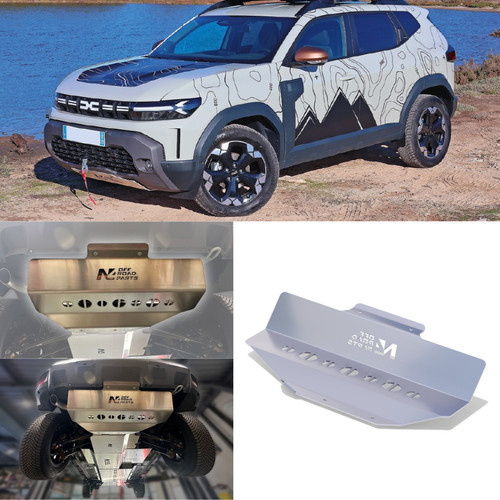 Auspuffschutz 6mm alu dacia - alu,