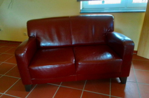 Sitzer sofa aus - 2-sitzer, leder