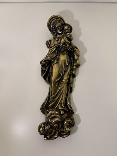 Madonna mit kind - madonna, wandfigur