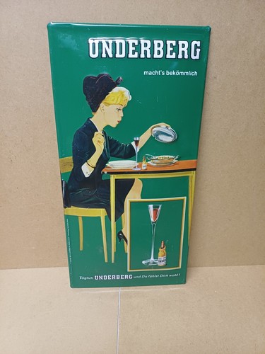 Underberg werbeschild - underberg,