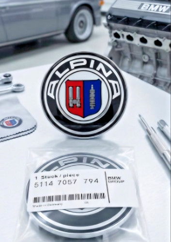 Alpina emblem logo 82mm - logo,