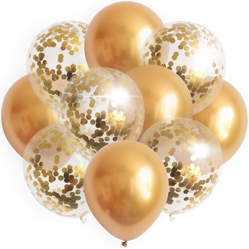 Luftballon set gold - set, stück