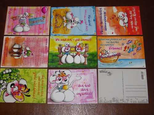 Diddl postkarte serie - l, m