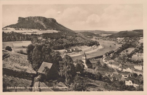 Alte ansichtskarte königstein - alte,