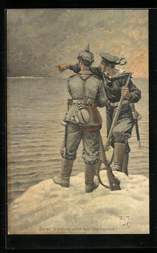 Künstler arthur thiele - künstler-ak,