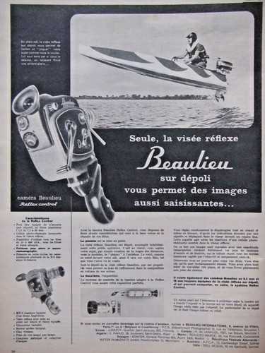 Pressewerbung 1962 beaulieu - pressewerbung,