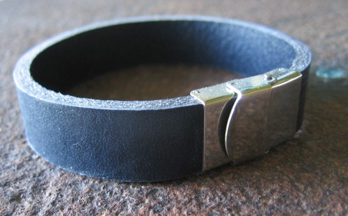 Lässiges leder armband - lässiges,