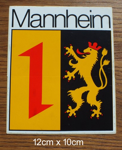 Aufkleber souvenir mannheim - souvenir,