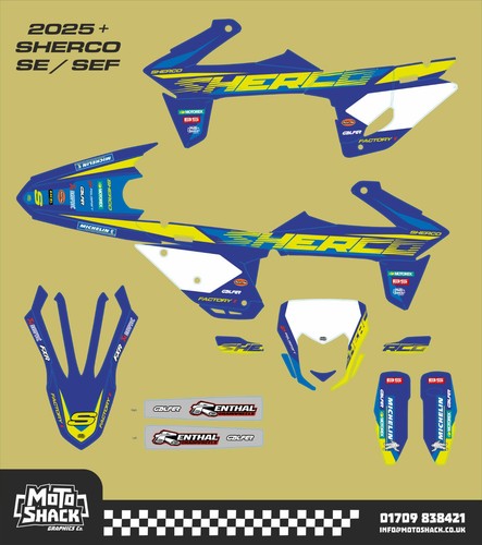 Sherco grafik kit sef 2 - kit, se