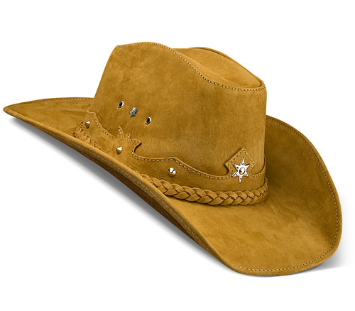 Cowboyhut schwarz cowgirl hut - schwarz,