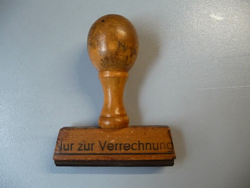 Alter stempel holzstempel - stempel,,