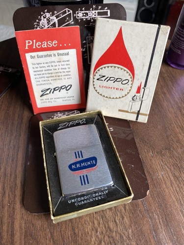 Hunte russell house zippo - k.r.,
