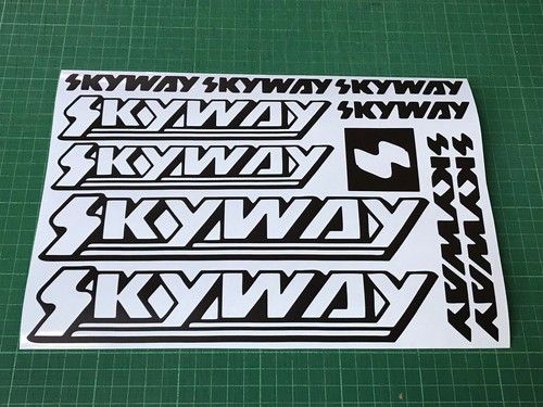 Skyway fahrrad aufkleber - skyway,