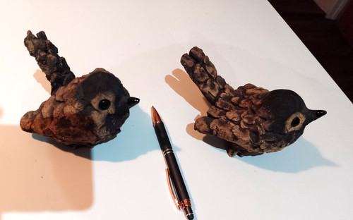 Worpswede vogelpaar figuren - worpswede,