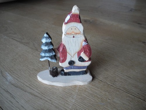 Weihnachtsmann holzfigur - weihnachtsmann,