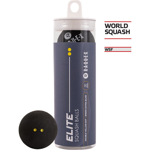 Squashkugeln 3er tube double - squashkugeln,