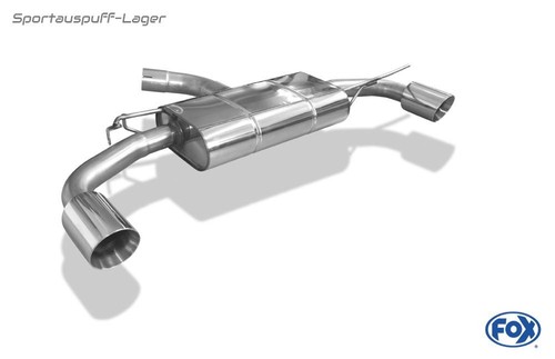 Fox duplex sportauspuff - duplex, vw