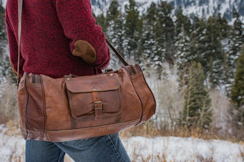 Leder handgepäcktasche haldol - leder,